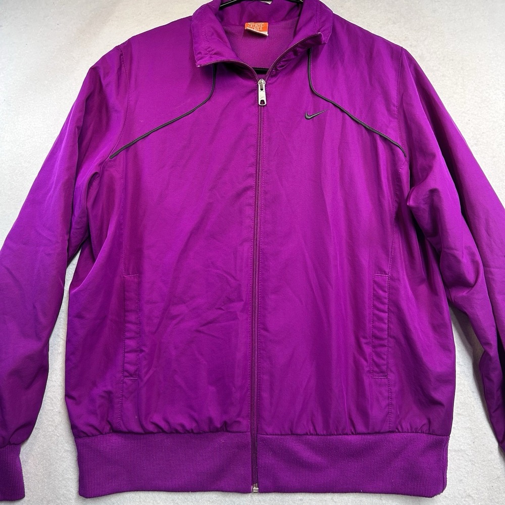 Nike The Athletic Dept Windbreaker Track Jacket Women's Size XL Magenta Pink - Picture 2 of 9